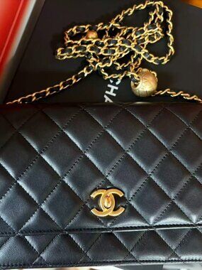 CHANEL Pearl Crush Wallet on Chain (WOC)